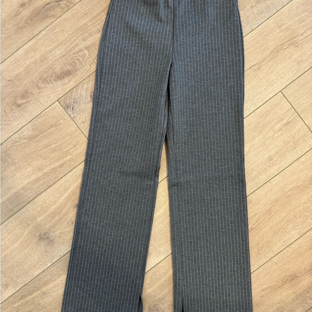 Gray Pinstripe Trousers